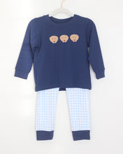 Load image into Gallery viewer, BOYS FRENCH KNOT PUPPIES JOGGER SET