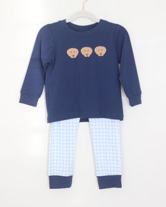 BOYS FRENCH KNOT PUPPIES JOGGER SET