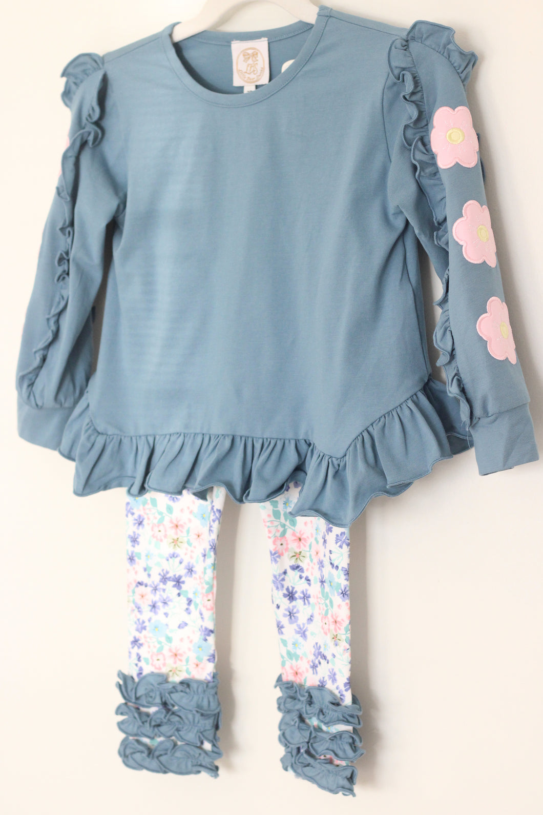 FLORAL SLEEVES LEGGING SET