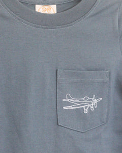 AIRPLANE POCKET TEE