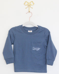 AIRPLANE POCKET TEE