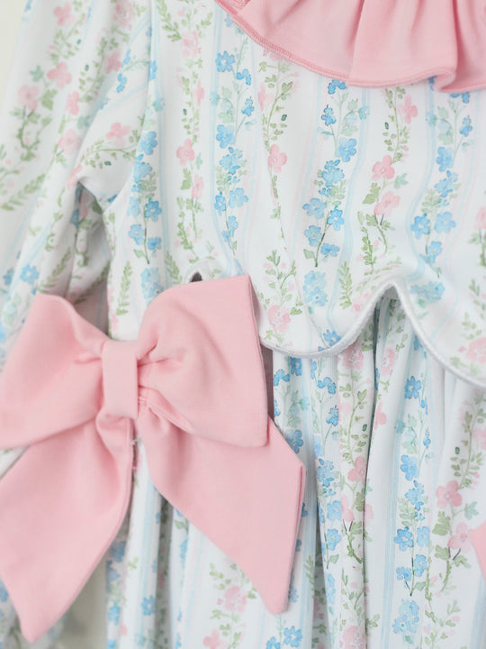 DOROTHY FLORAL BOW DRESS