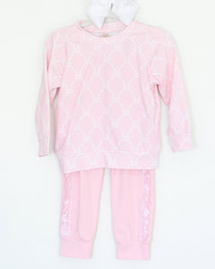 PINK BOWS JOGGER SET