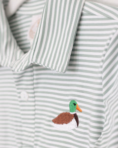 MALLARD STRIPED POLO