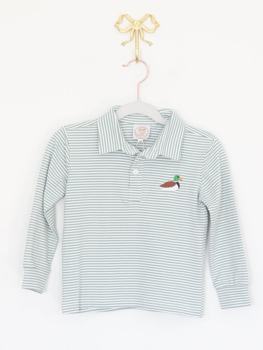 MALLARD STRIPED POLO