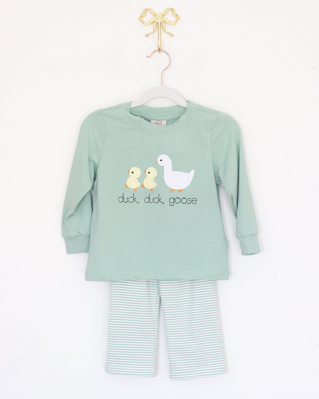 BOYS DUCK, DUCK, GOOSE PANT SET