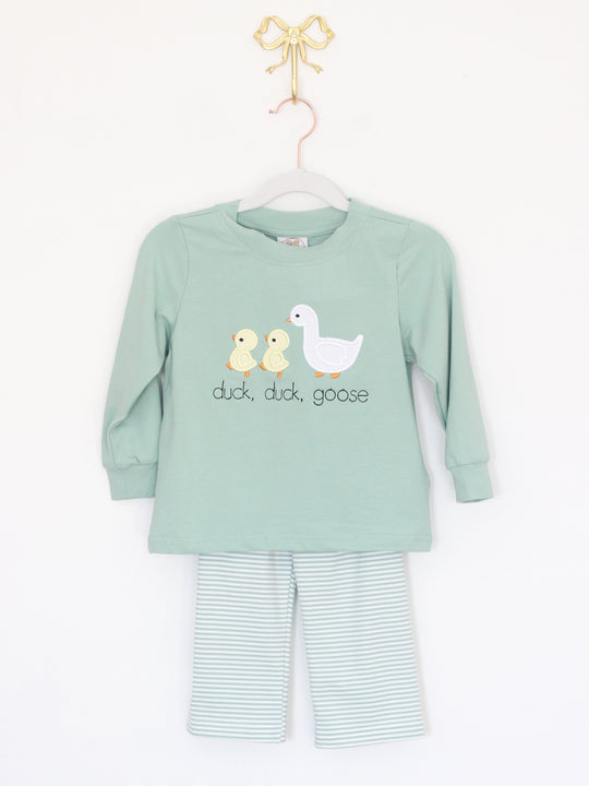 BOYS DUCK, DUCK, GOOSE PANT SET