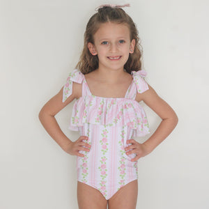 PO119 GIRLS VIVIENNE VINES 1PC SWIM