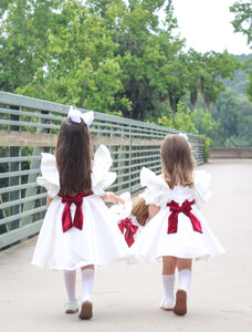 HOLLY SMOCKED TAFFETA DRESS