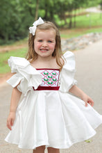 Load image into Gallery viewer, HOLLY SMOCKED TAFFETA DRESS