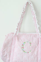 Load image into Gallery viewer, PINK BOWS QUILTED DUFFEL