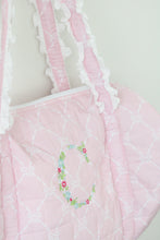 Load image into Gallery viewer, PINK BOWS QUILTED DUFFEL