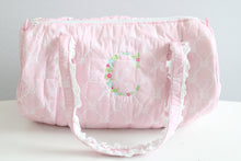 Load image into Gallery viewer, PINK BOWS QUILTED DUFFEL