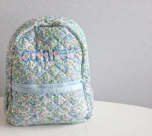 WESLIE FLORAL QUILTED BACKPACK