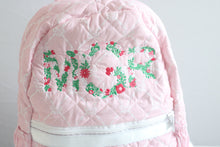 Load image into Gallery viewer, PINK BOWS QUILTED BACKPACK