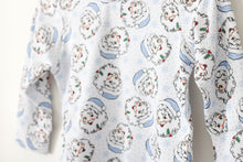 Load image into Gallery viewer, BLUE VINTAGE SANTA TURTLENECK