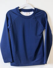 Load image into Gallery viewer, BOYS NAVY RASH GUARD