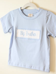 BIG BROTHER SMOCKED SHIRT