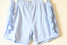 Load image into Gallery viewer, BABY BLUE KNIT RUFFLE SHORT