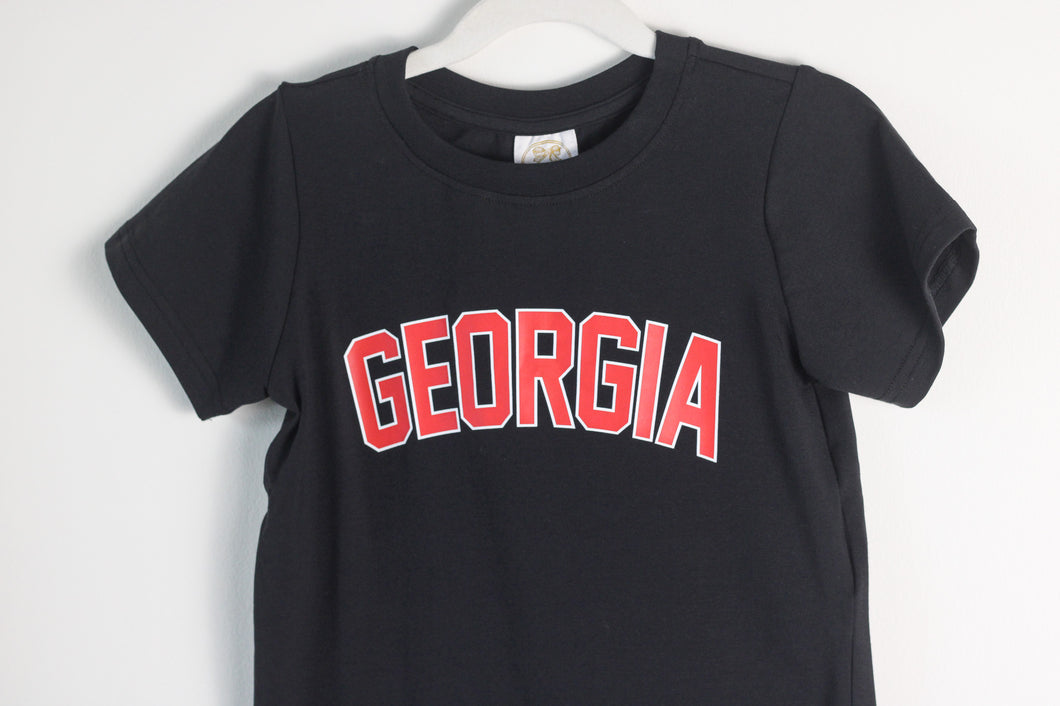 BOYS GEORGIA SCREEN PRINT SHORT SET