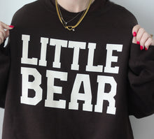 Load image into Gallery viewer, ADULT CHOCOLATE BROWN LITTLE BEAR SWEATSHIRT