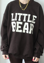 Load image into Gallery viewer, ADULT CHOCOLATE BROWN LITTLE BEAR SWEATSHIRT