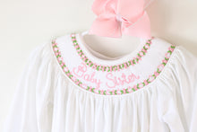 Load image into Gallery viewer, SMOCKED BABY SISTER GOWN