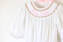 Load image into Gallery viewer, SMOCKED BABY SISTER GOWN