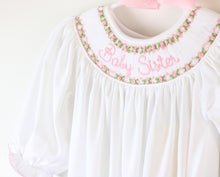 Load image into Gallery viewer, SMOCKED BABY SISTER GOWN