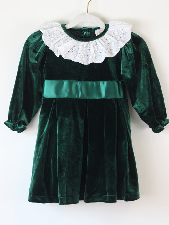 GIRLS VERONA VELVET DRESS