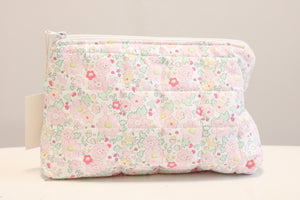 MARGO FLORAL ZIPPERED POUCH