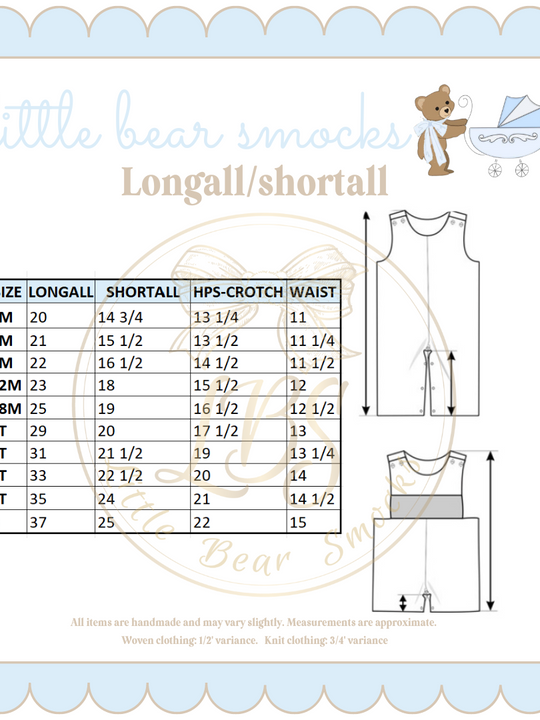 BOYS LONGALL/SHORTALL