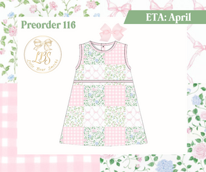 PO116 PALMER PATCH WORK PLAY DRESS