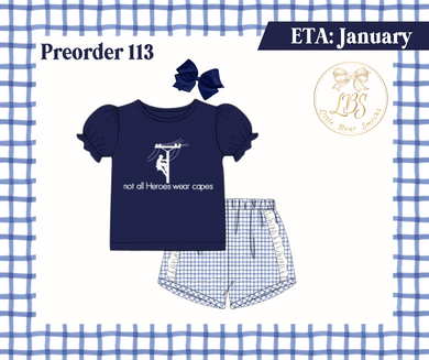 PO113 GIRLS LINEMAN SHORT SET