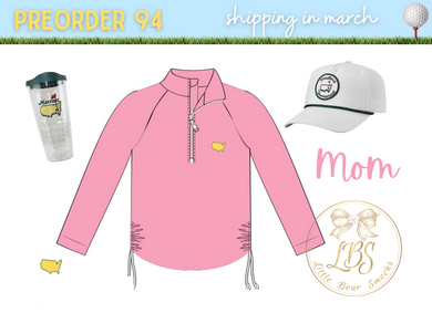 PO94 PATRON PINK ADULT 1/4 ZIP PULLOVER