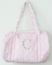 Load image into Gallery viewer, PINK BOWS QUILTED DUFFEL