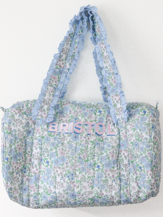 WESLIE FLORAL QUILTED DUFFEL