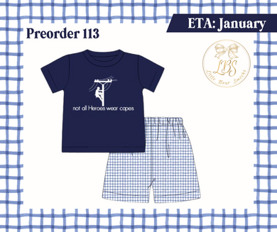 PO113 BOYS LINEMAN SHORT SET