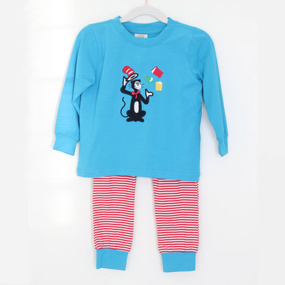 BOYS CAT IN THE HAT JOGGER SET