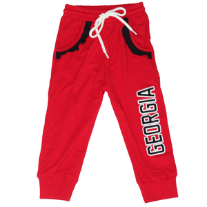 GIRLS RED GEORGIA JOGGERS