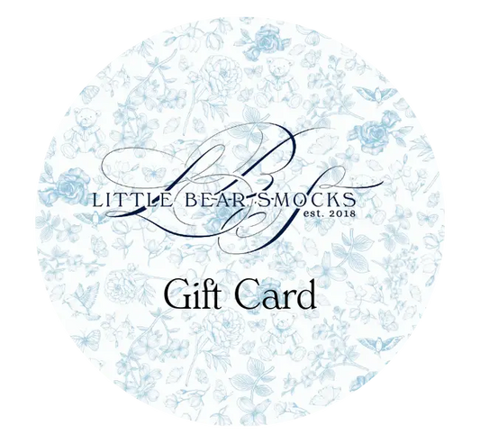 LITTLE BEAR SMOCKS GIFT CARD