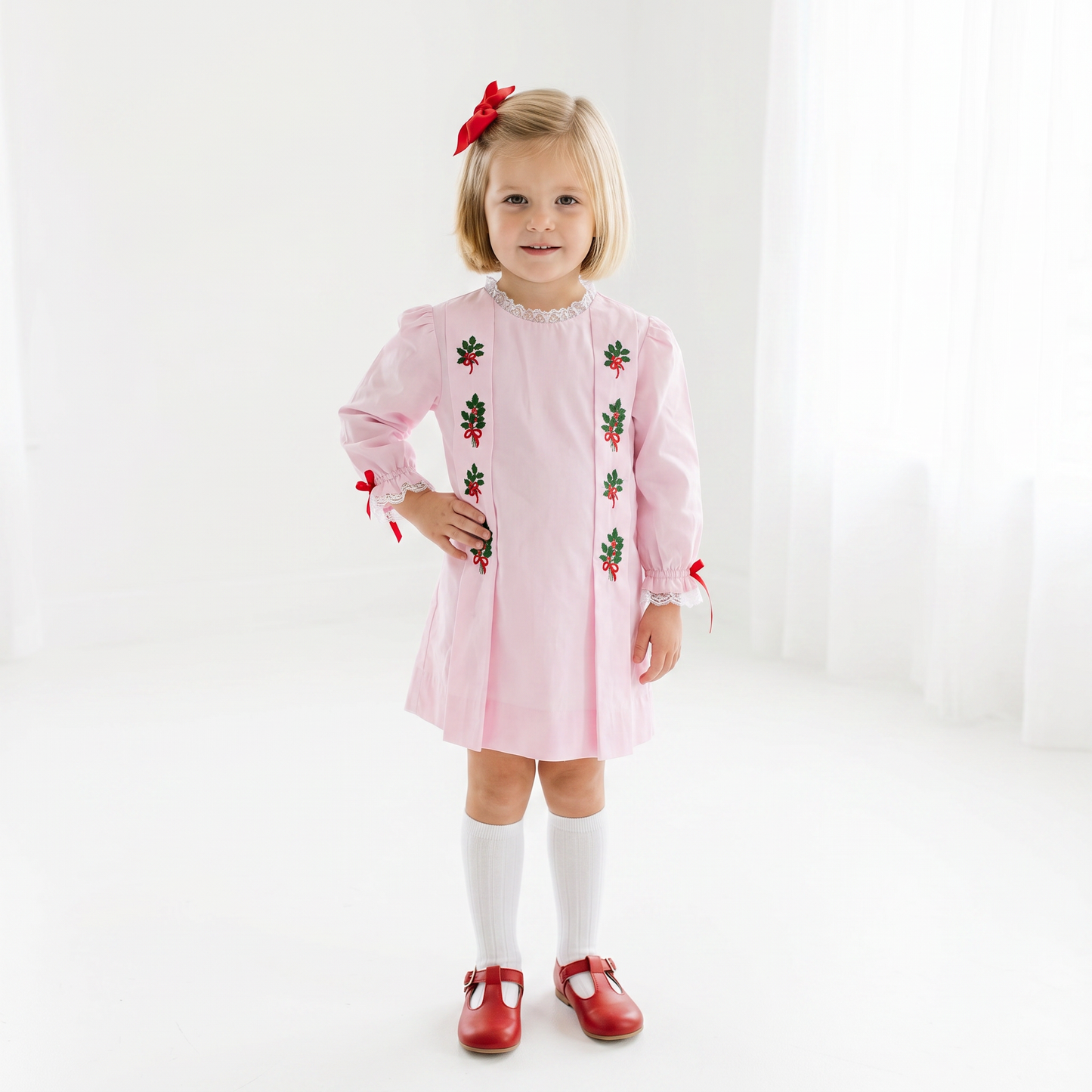 Pink Holly Dress