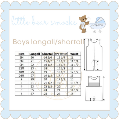 BOYS LONGALL/SHORTALL