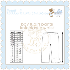 KNIT FABRIC BOY & GIRL PANTS