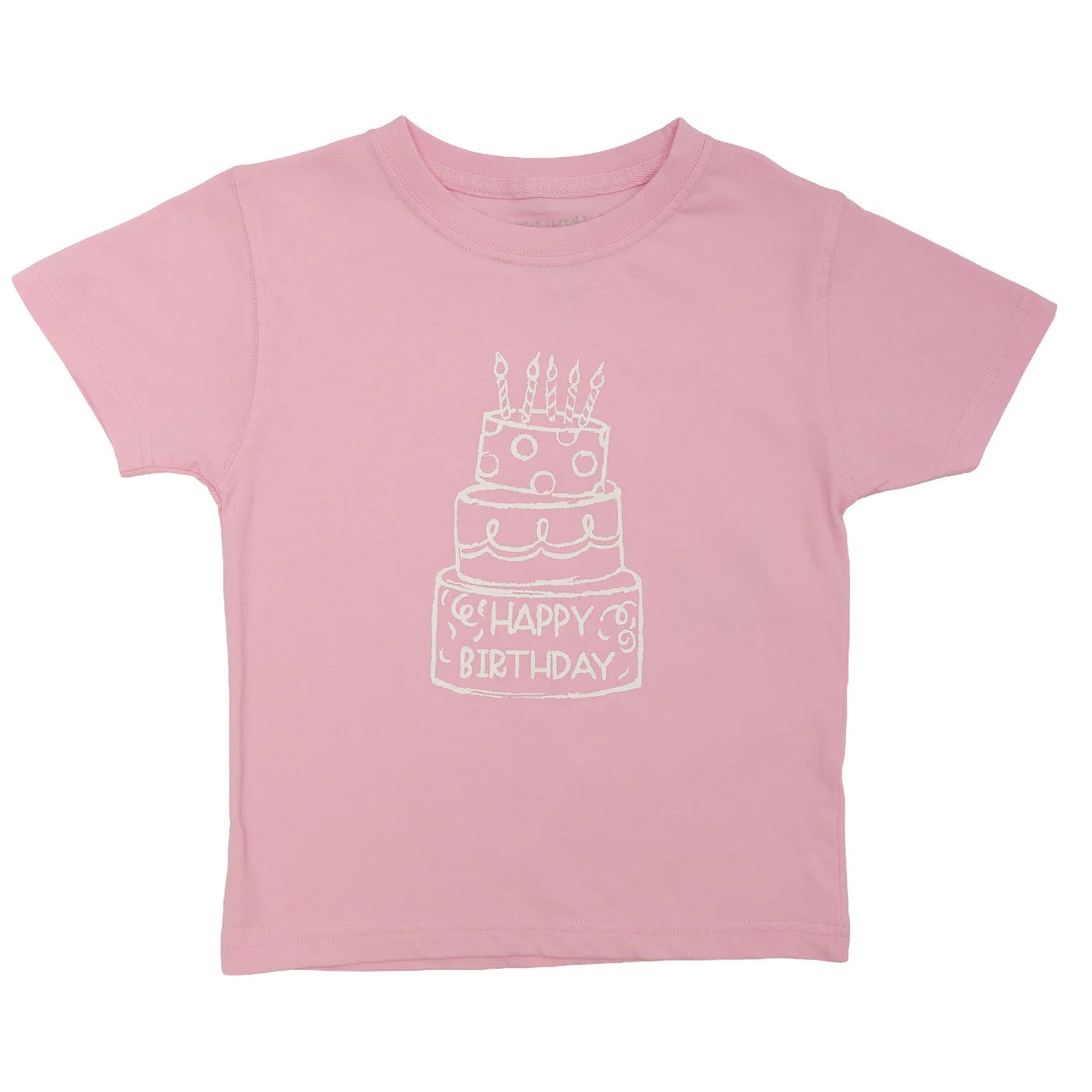 Light Pink Birthday Cake T-Shirt