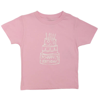 Light Pink Birthday Cake T-Shirt