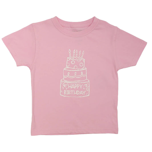 Light Pink Birthday Cake T-Shirt