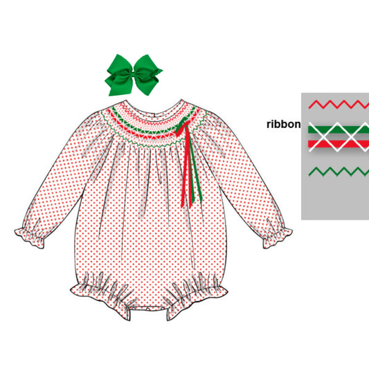 BITTY DOT RIBBON BUBBLE