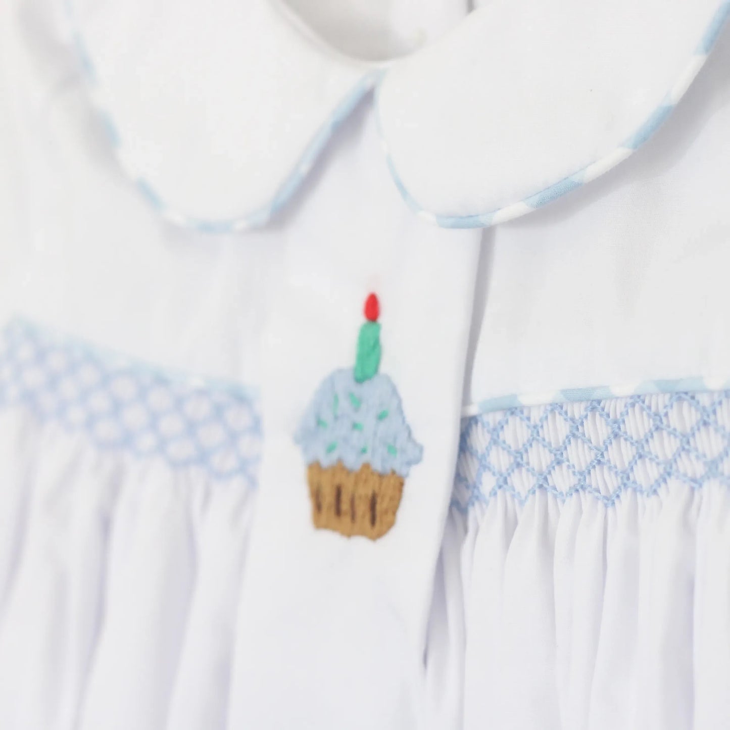 BOYS BIRTHDAY SMOCKED BUBBLE