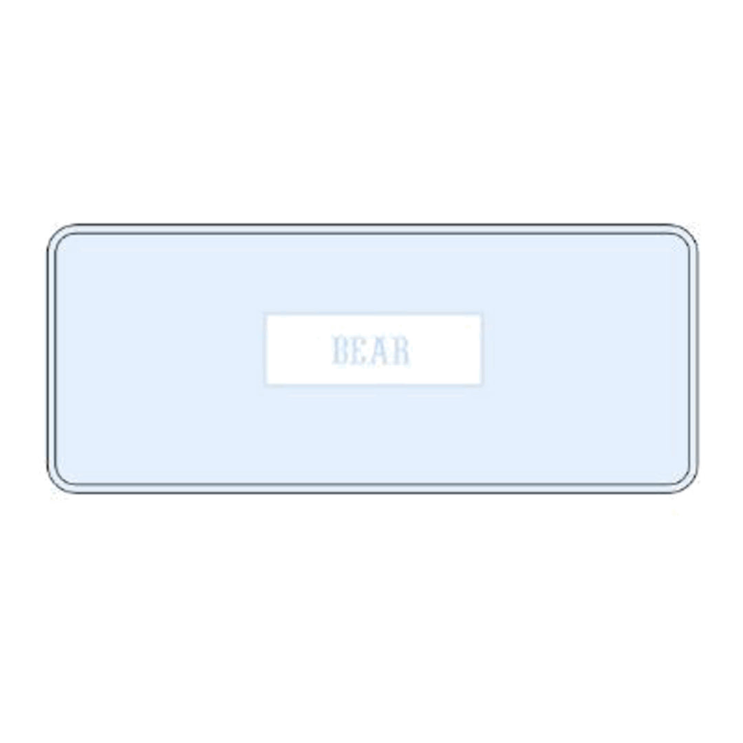 Blue Name Smocked Lumbar Pillow Case